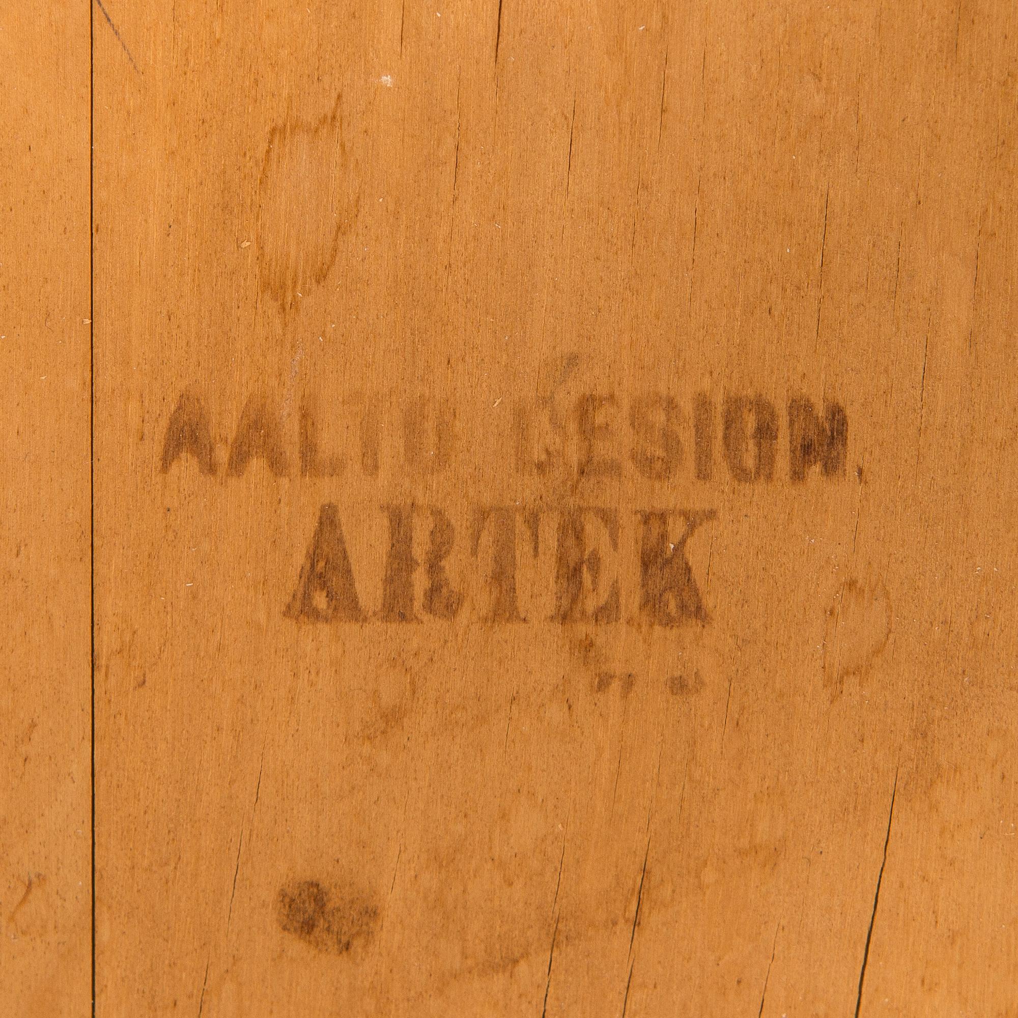 Aino Aalto, Four 1940s chairs for O.Y. Huonekalu-ja Rakennustyötehdas A.B.