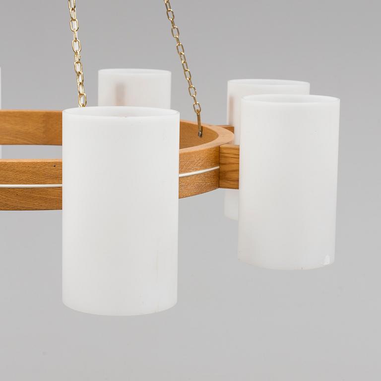 UNO OCH ÖSTEN KRISTIANSSON, takkrona, "Taklampa 587/Cylinder Ringkrona" Luxus, Vittsjö, 1900-talets andra hälft.