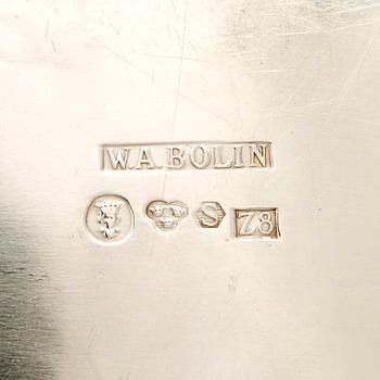 W.A. Bolin, Bricka, silver, 1950, Stockholm.