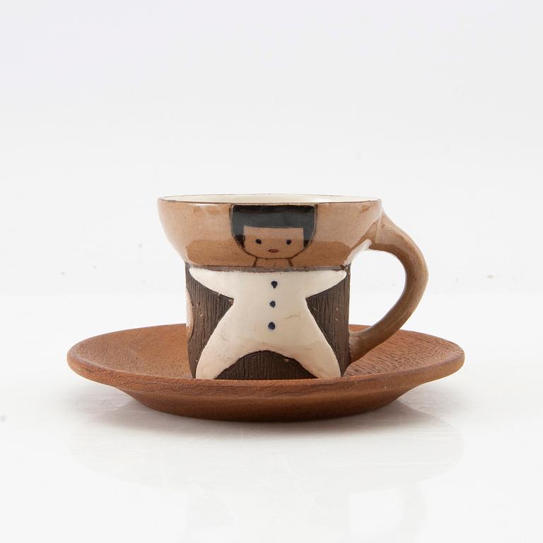 Anita Nylund, 8 pieces of Jie ceramics.