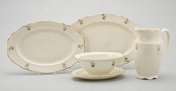 MATSERVIS, 51 del, porslin, Karlskrona, 1930-/1940-tal.