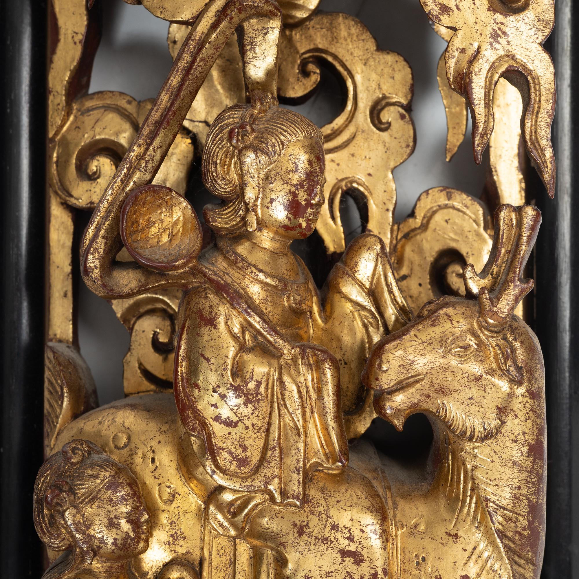 Väggrelief, Kina, sen Qingdynasti, 1800-tal.