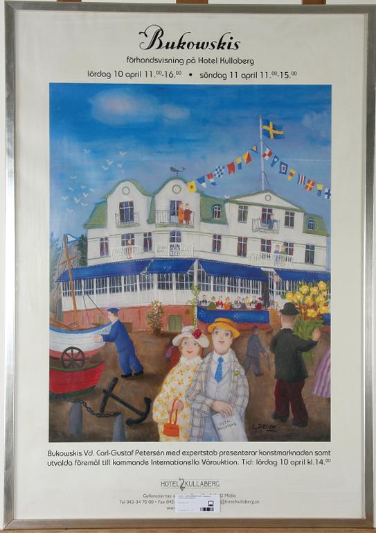 AUKTIONSAFFISCH, Lennart Jirlow/Bukowskis.