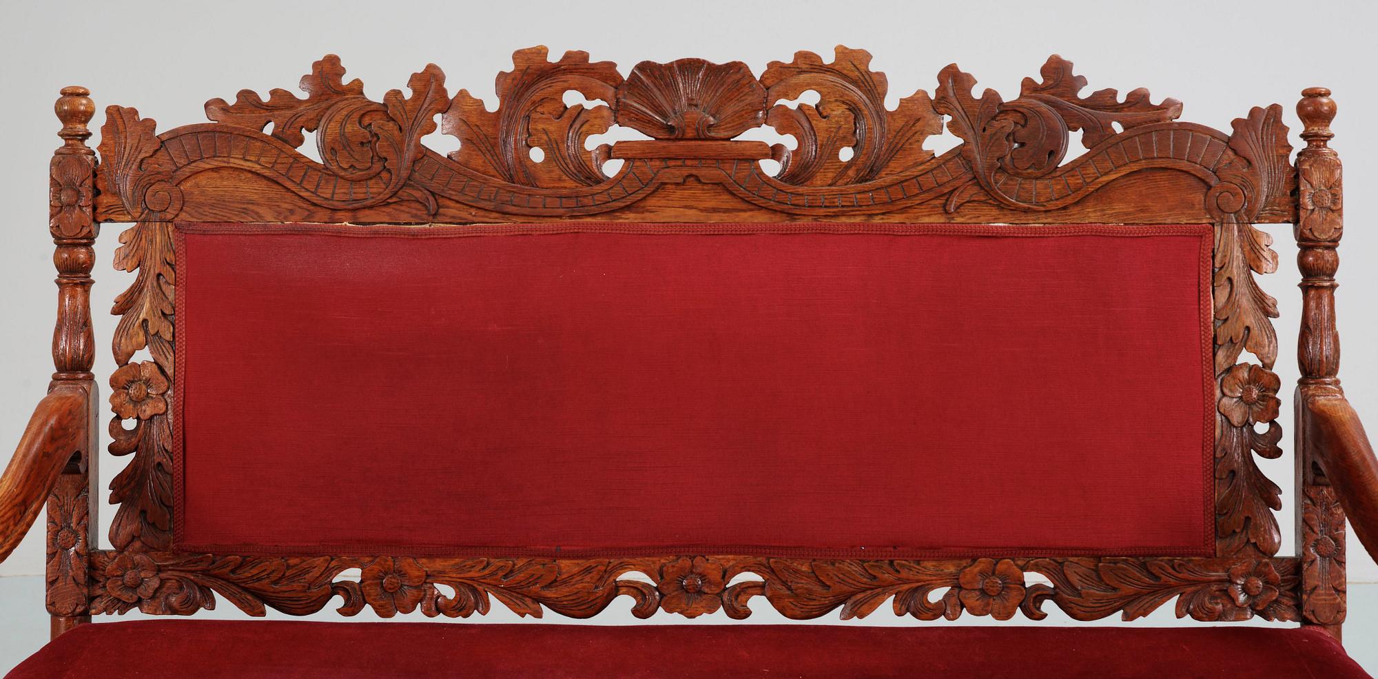 SOFFA, barockstil, 1900-talets början.