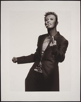 Albert Watson, 'David Bowie, The Finger, New York City, 1996'.