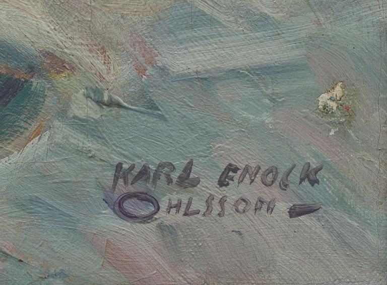 KARL-ENOCK OHLSON, olja på duk, signerad.