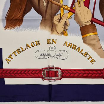 Hermès, scarf, “Attelage en Arbalète”.