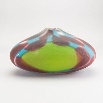Salvadore & Ferro, , a signed glass vase Österlen's glasshytta and Åhus glashytta 2016.