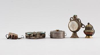 DOSOR, 5 st, ostasiatiska, 1800-/1900-tal.