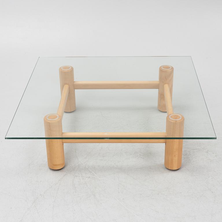 Chris Martin, a 'Boundary' glass and beech coffee table, Massproductions.
