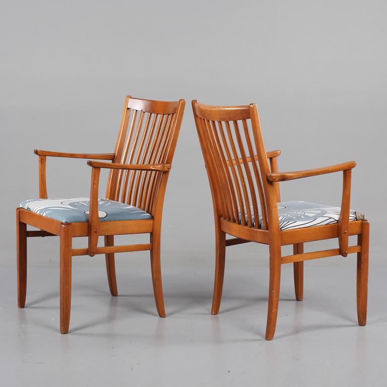 KARMSTOLAR, ett par, Lammhults möbler, 1960-tal.