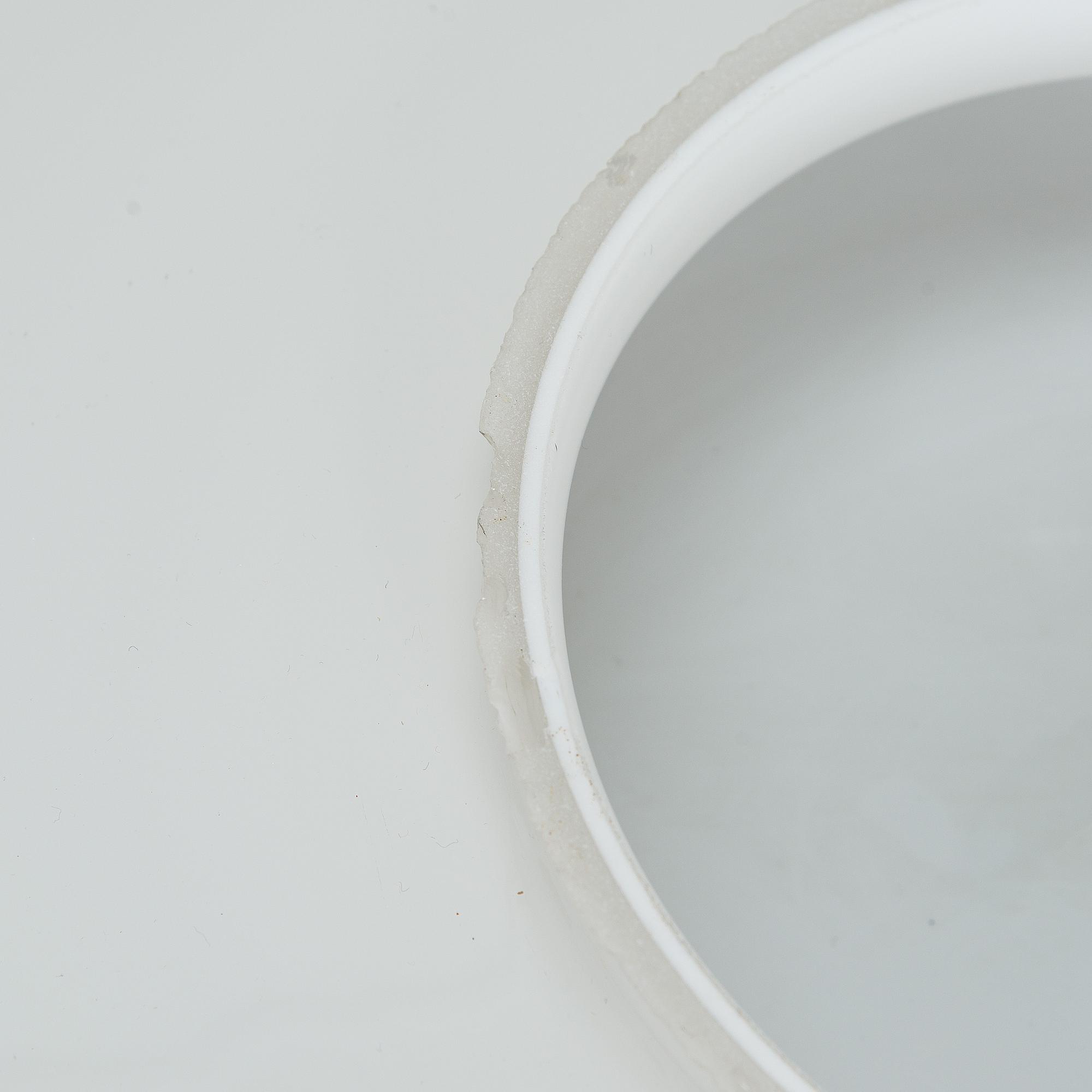 Arne Jacobsen, a pair of 1960's 'AJ-Eklipta' ceiling/wall lamps, for Louis Poulsen/licensed manufacturer Orno, Stockmann.