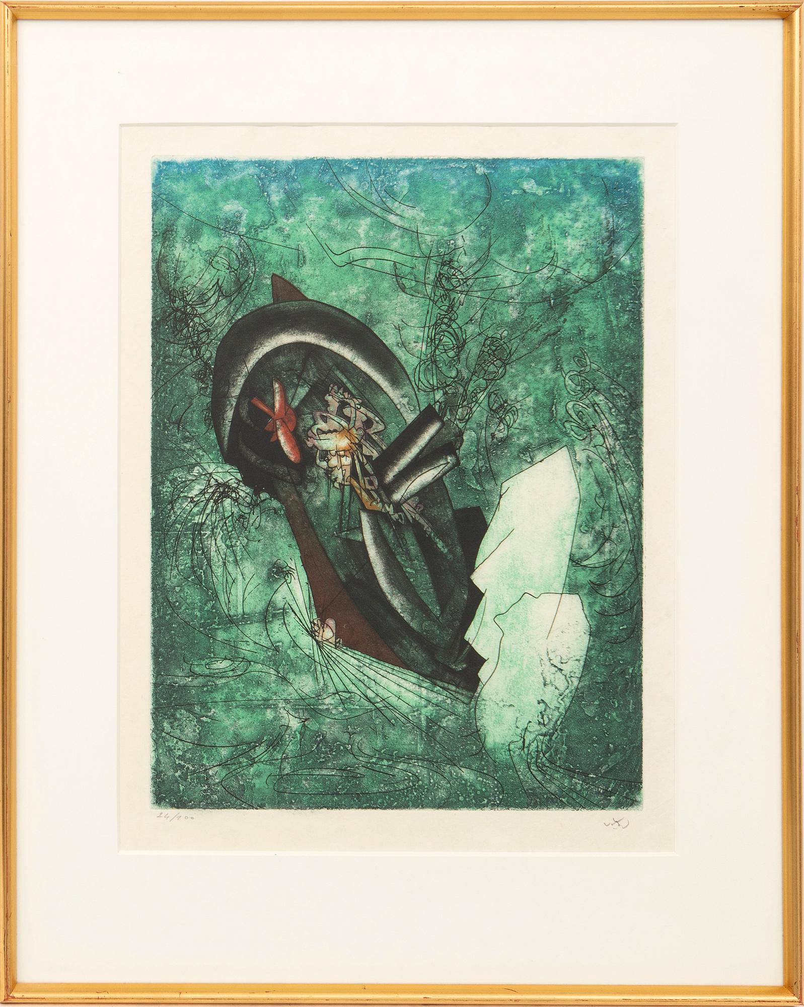 Roberto Matta, "L'Ergofrage" ur "Hom'mere", 1967.