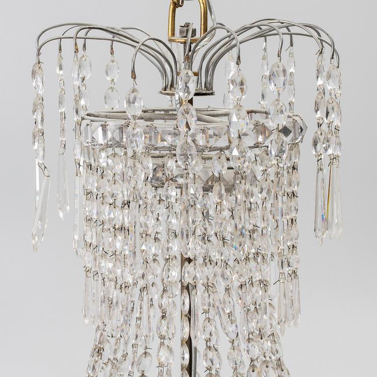 An Empire style chandelier, second half of the 20th century.