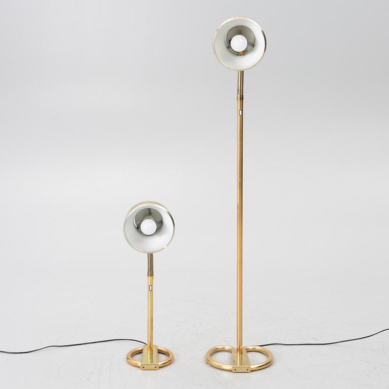 Anders Pehrson, Floor lamp and table lamp, “Bumling”, Ateljé Lyktan, Åhus.