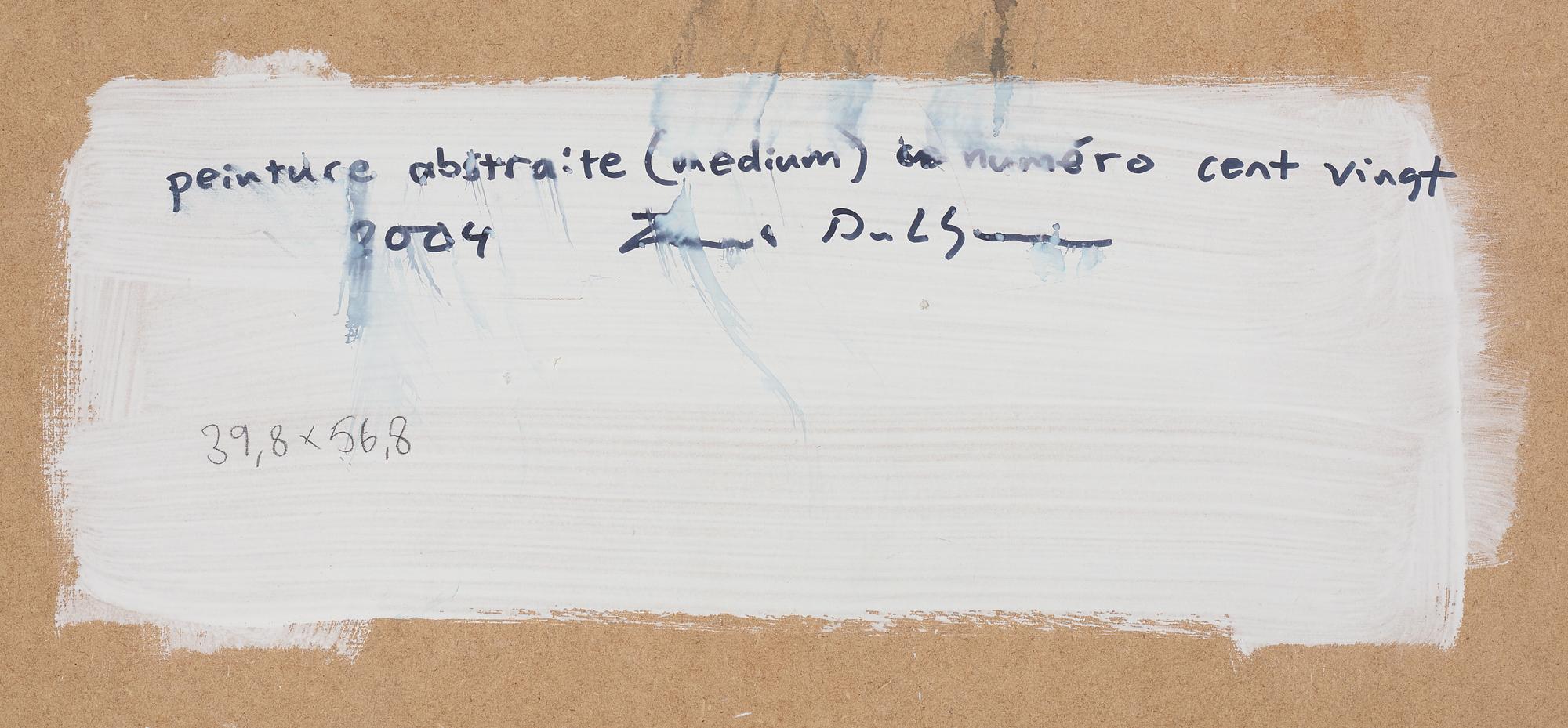 Jacob Dahlgren, signerad och daterad 2004 a tergo.