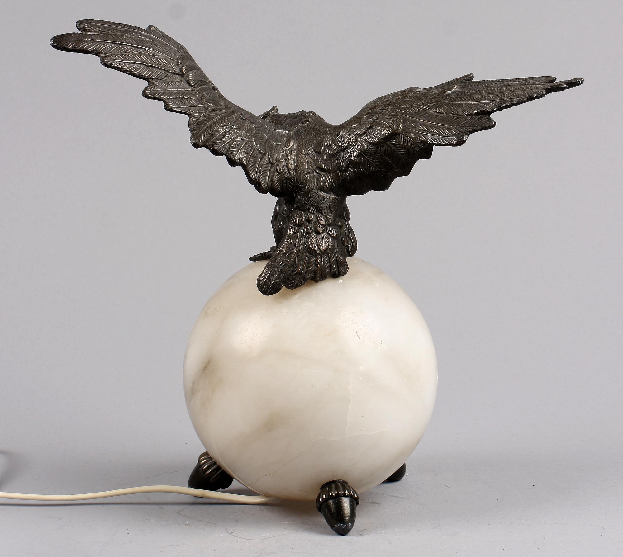 BORDSLAMPA, art deco, 1900-talets första hälft.
