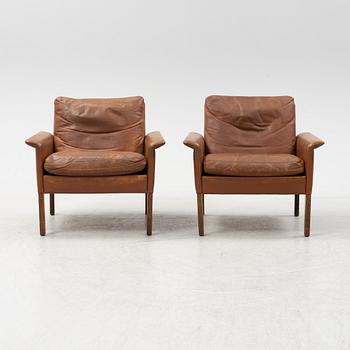 Hans Olsen, a pair of armchairs, Denmark, 1960's.