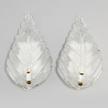 LAMPETTER/VÄGGLAMPOR, ett par, 1960-tal.