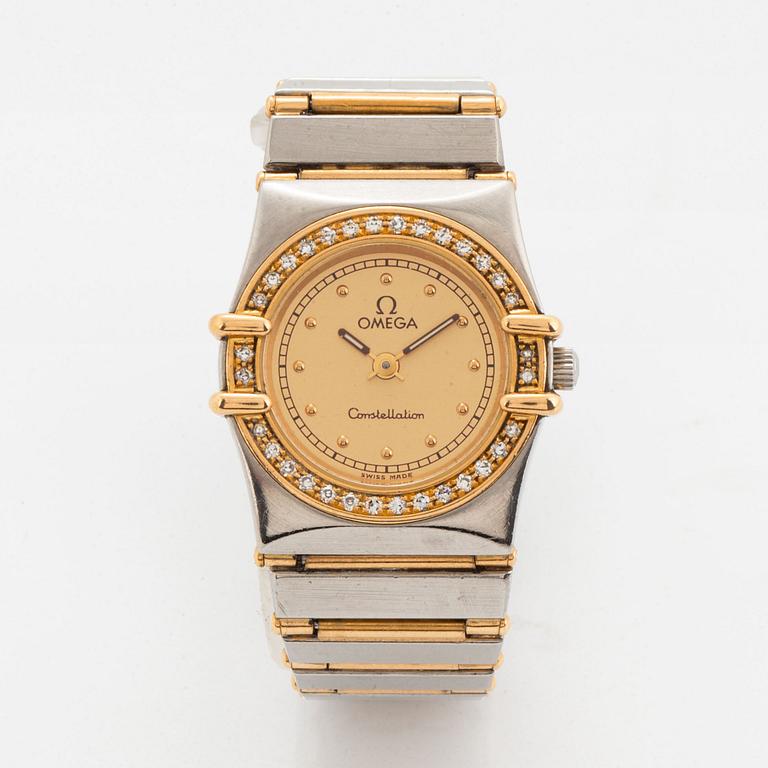 Omega, Constellation, "Manhattan", wristwatch, 18 mm.