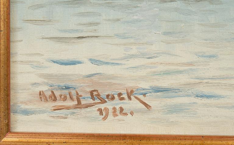 Adolf Bock, STILL MORNING AT SEA.