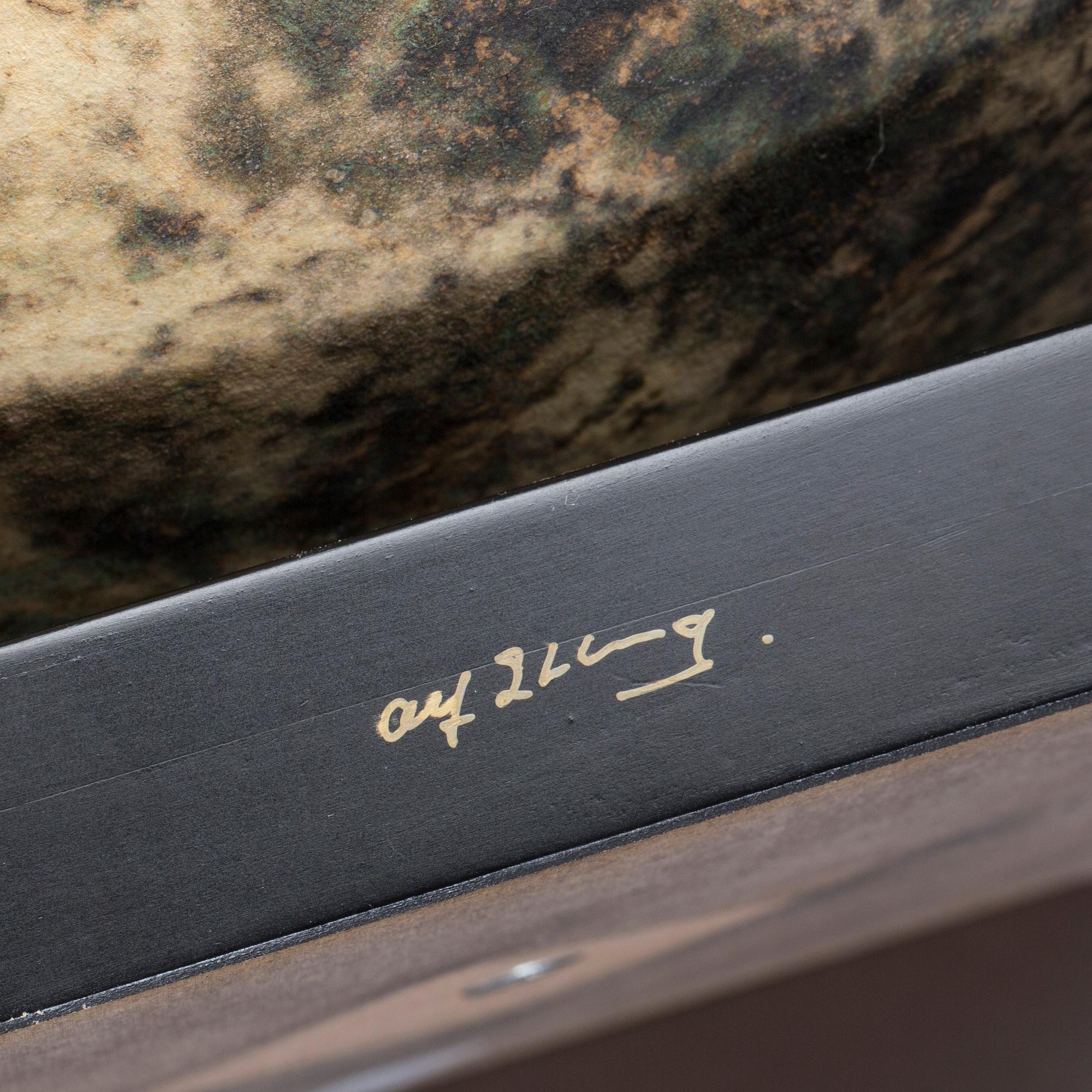 ALF EKBERG, skulptur, stengods, signerad.