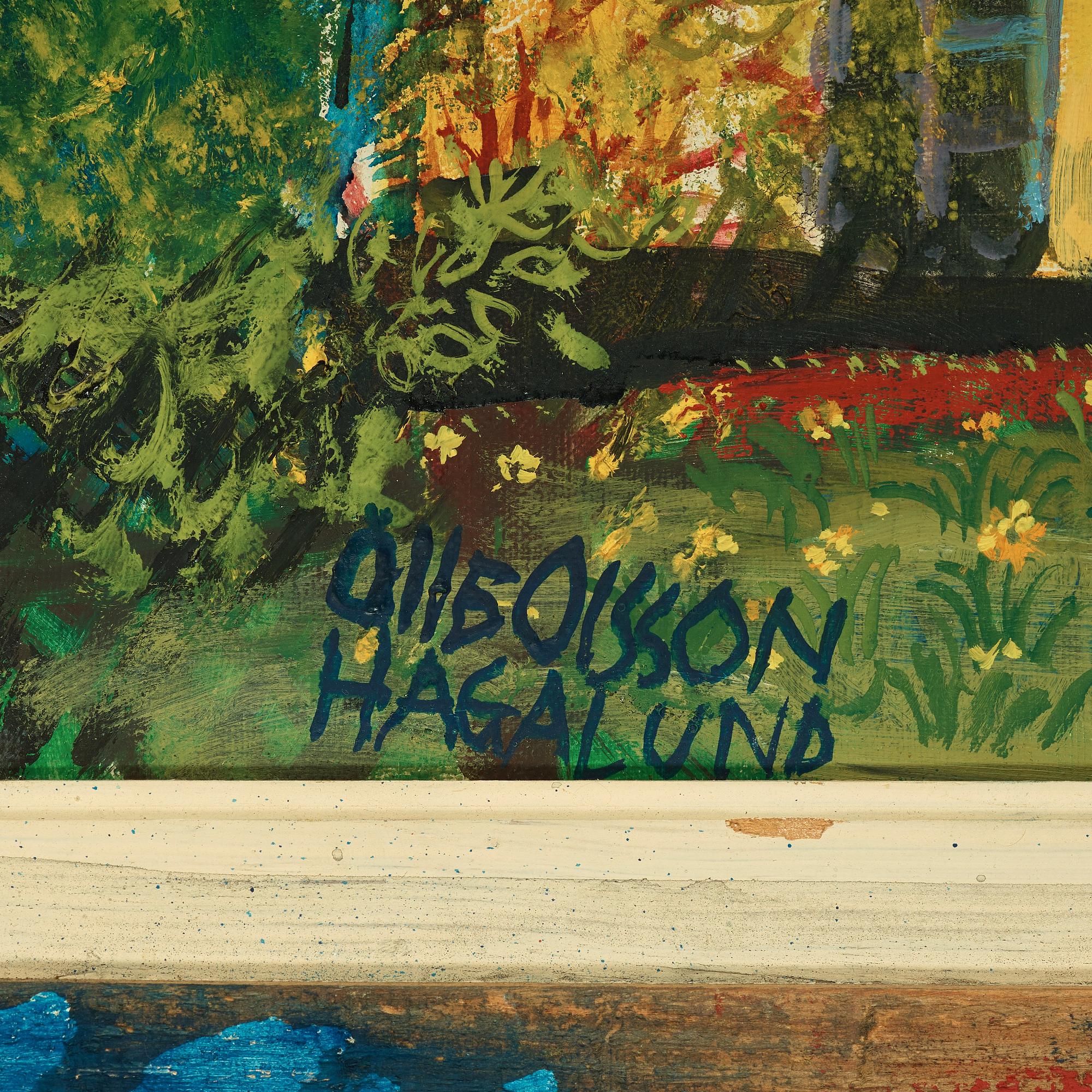 Olle Olsson-Hagalund, "Turkiska paviljongen i Hagaparken".