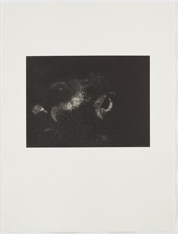 Dan Wolgers, blyrör, signerad Dan Wolgers och numrerad 2/10. 5 photopolymer tryck, 2014, upplaga 10. I originalkartong.