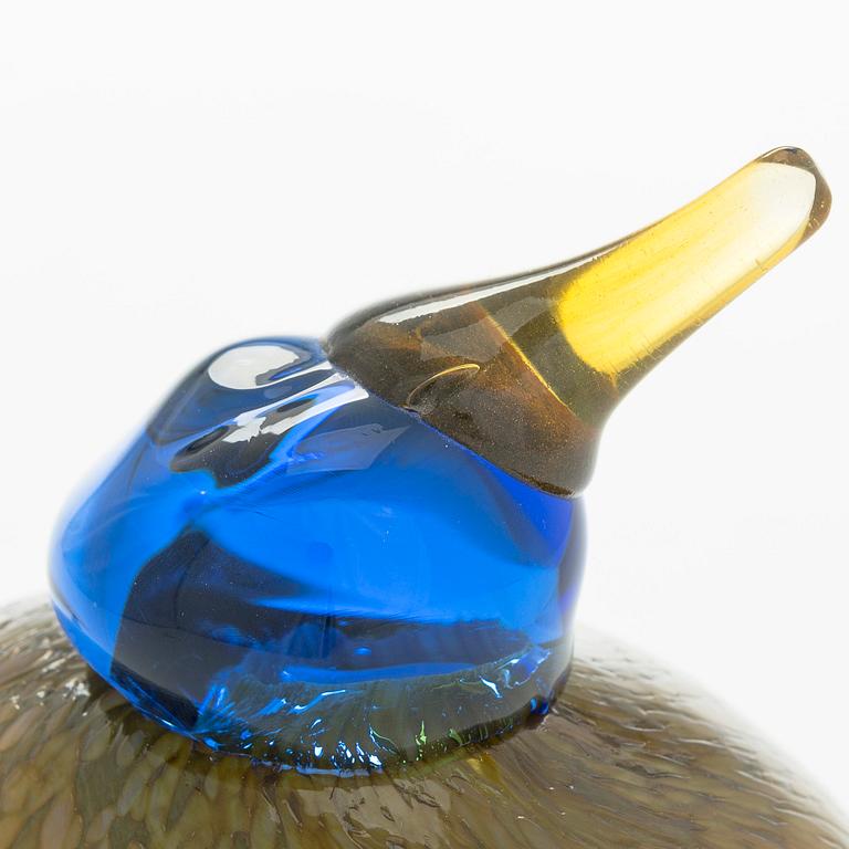 Oiva Toikka, A glass bird 'Plover', signed O. Toikka Nuutajärvi.