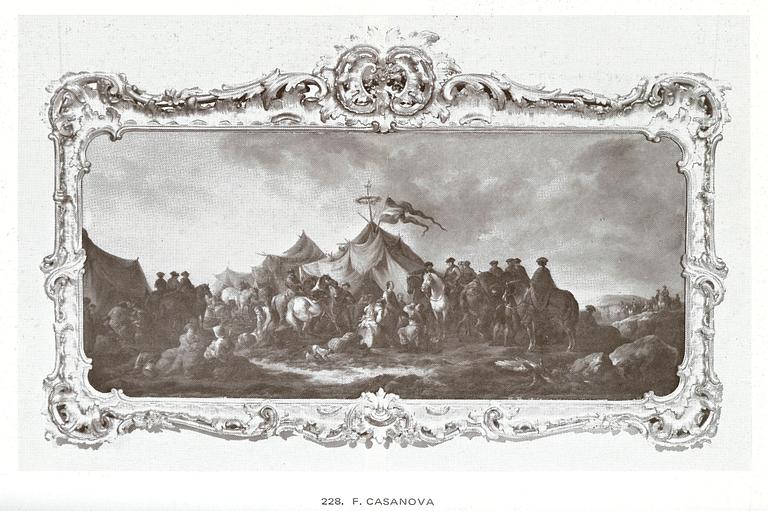 Francesco Giuseppe Casanova Tillskriven, Trosskolonn.