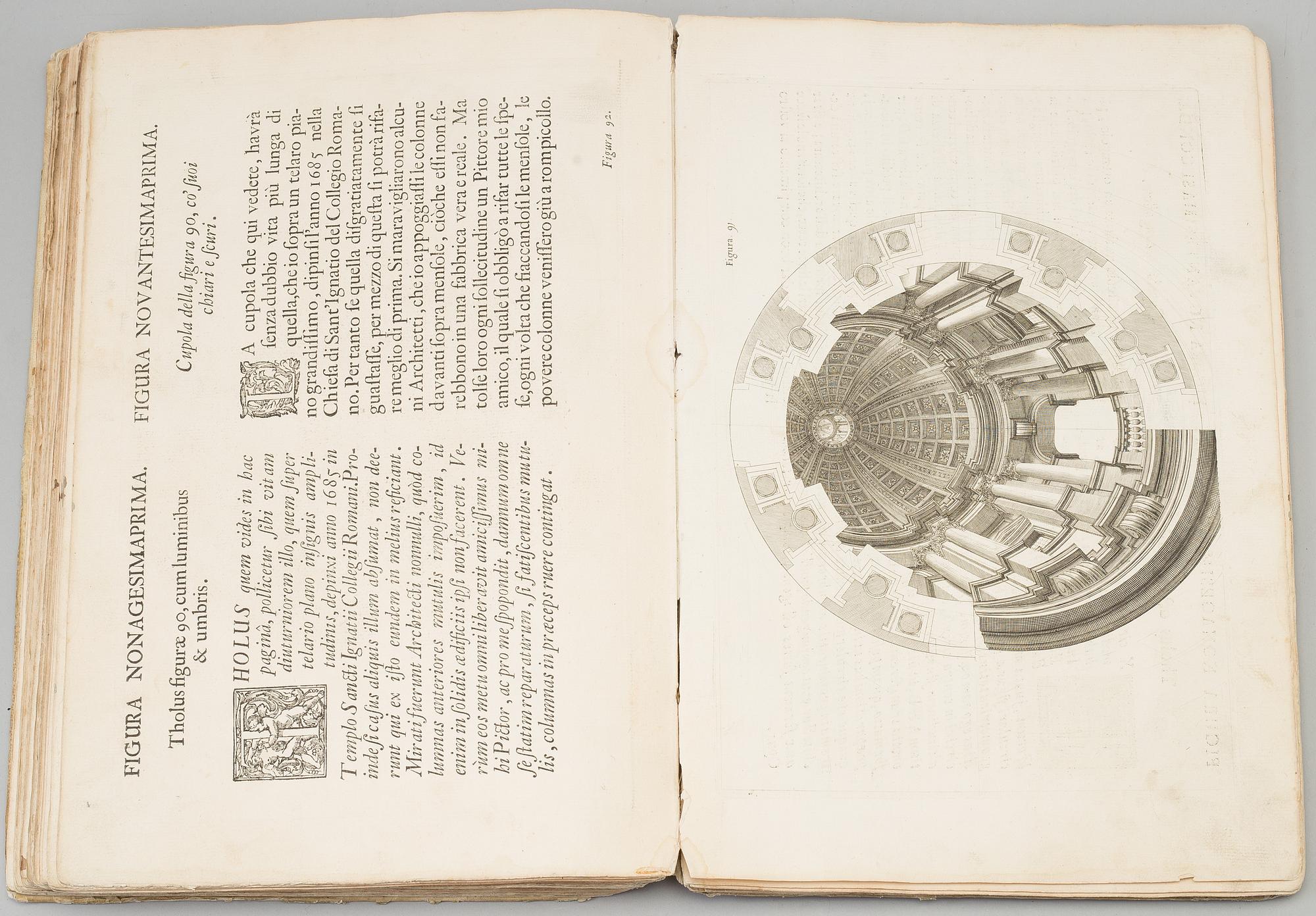 A BOOK, Andrea Pozzo: Prospettiva de pittori e architetti, Roma 1693.