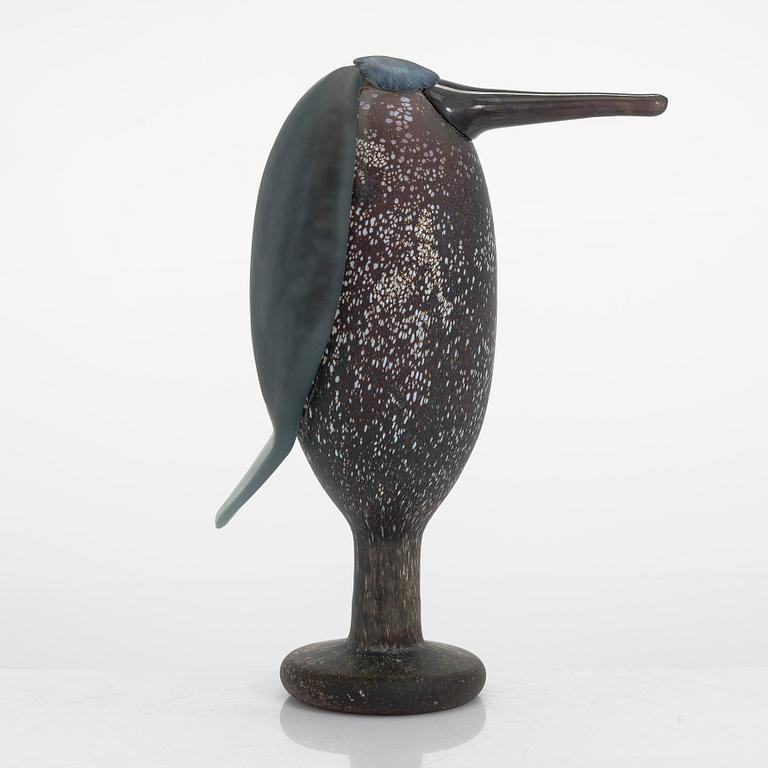 Oiva Toikka, glasfågel, signerad O. Toikka Nuutajärvi.