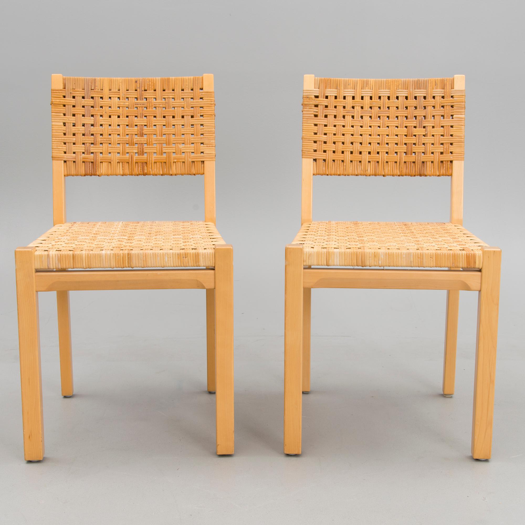 AINO AALTO, stolar, modell 615, Artek, 1980-tal.