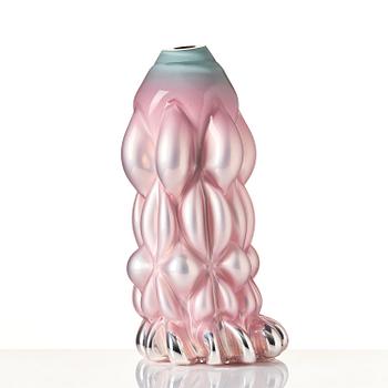 Hanna Hansdotter, a "Tiffany Print" glass sculpture, ed. AP 2/2, The Glass Factory, Boda Glasbruk, 2019.