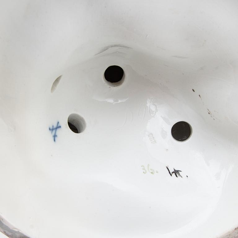 Michel Victor Acier, efter, figurgrupp, Meissen  1800-tal porslin.