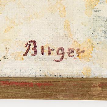 BIRGER BIRGER-ERICSON, oil on board, signed.