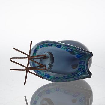 An Alessandro Pianon 'Pulcino' glass bird, Vistosi, Italy 1960's.