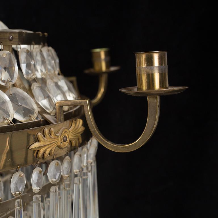 An early 20th century chandelier.