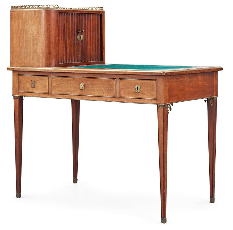 A late Gustavian late 18th century writing table.