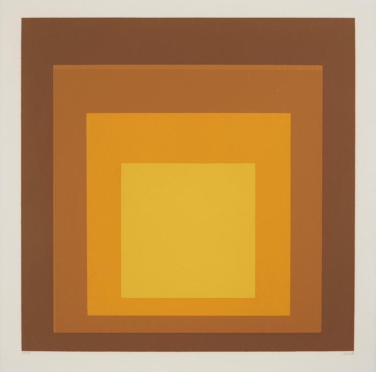 Josef Albers, Utan titel, ur: "Hommage au carré".