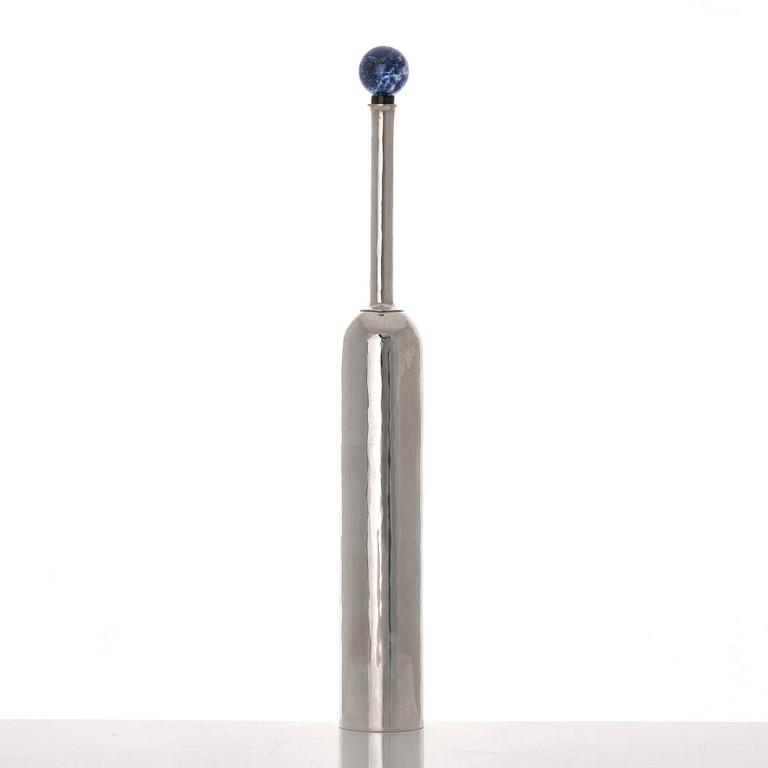 Jan Brunk, flaska, Stockholm 1995, sterling silver.