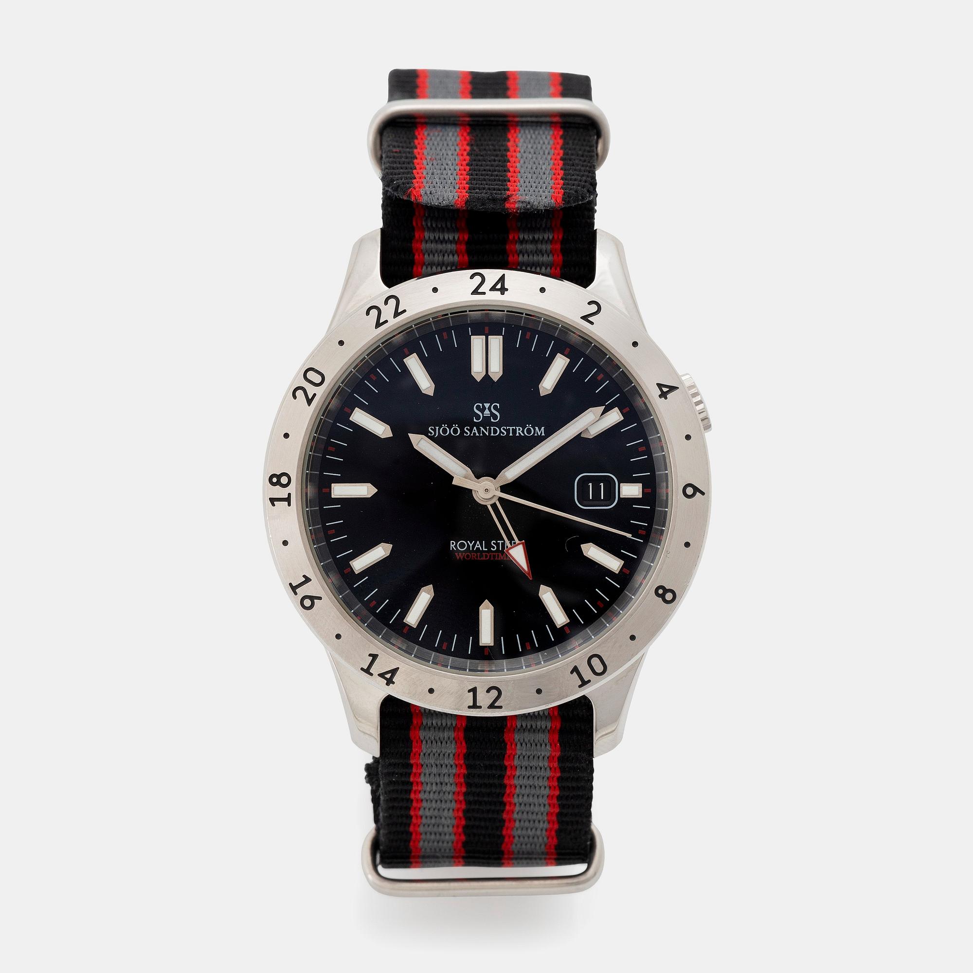 Sjoo Sandstrom Royal Steel Worldtimer SAPO Swedish Security Service