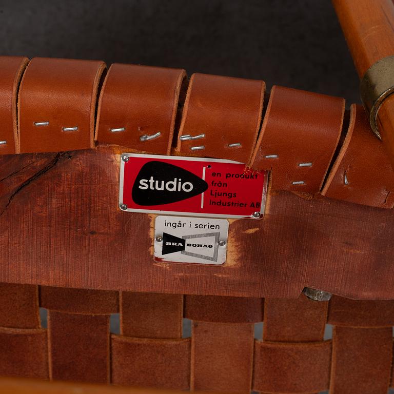 Alf Svensson, fåtöljer ett par, "TeVe", Bra Bohag, Studio Ljungs Industrier 1950-tal.