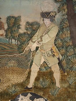 A Swedish decoupage, dated 1751.