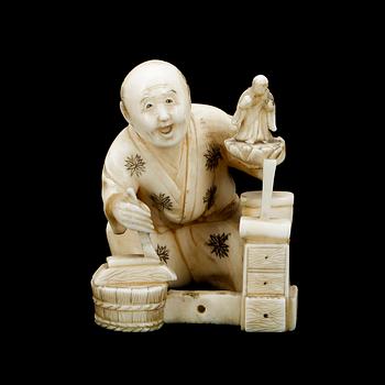 OKIMON, benarbete, Japan, omkr år 1900.
