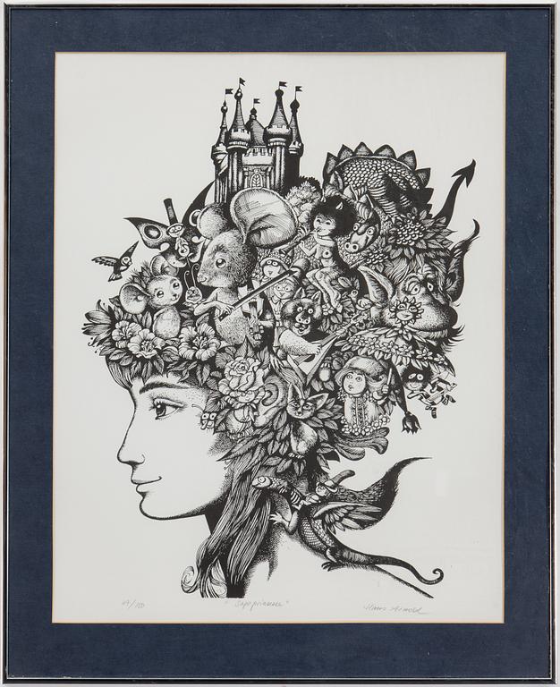 HANS ARNOLD, a litograph, signed and numbered 47/150.