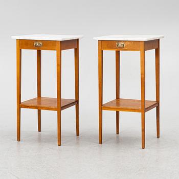 Bedside tables, early 20th century.