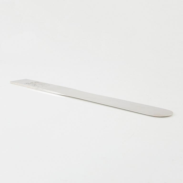 Wiwen Nilsson, letter opener in sterling silver, Lund 1951.