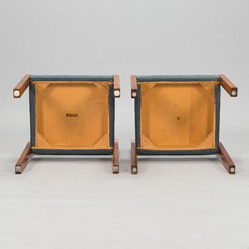 Olavi Hänninen, A set of six 1960s 'Dupla' chairs, Huonekaluliike Mikko Nupponen, Lahti, Finland,