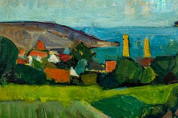 Unknown artist, Oil on canvas, monogram signed OR.